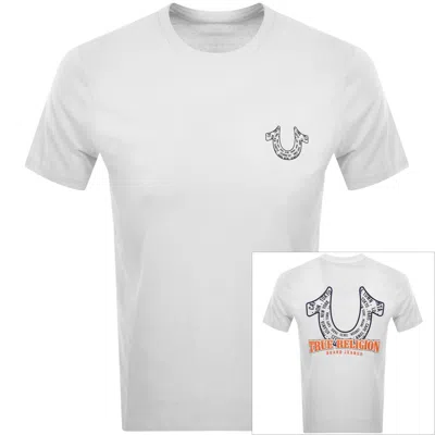 True Religion Spiral T Shirt White