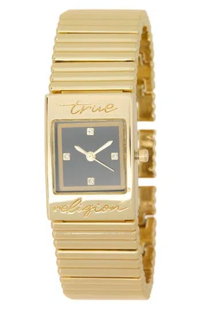 True Religion Square Bracelet Watch, 17.5mm In Gold