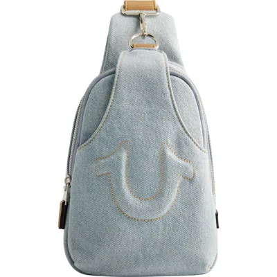 True Religion Stitched Horseshoe Sling In Blue