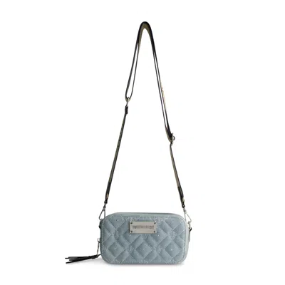 True Religion Studded Denim Camera Bag