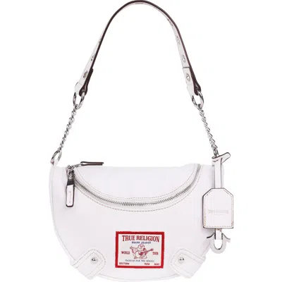 True Religion Studded Denim Shoulder Bag