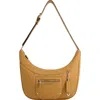 True Religion Suede Zip Top Hobo