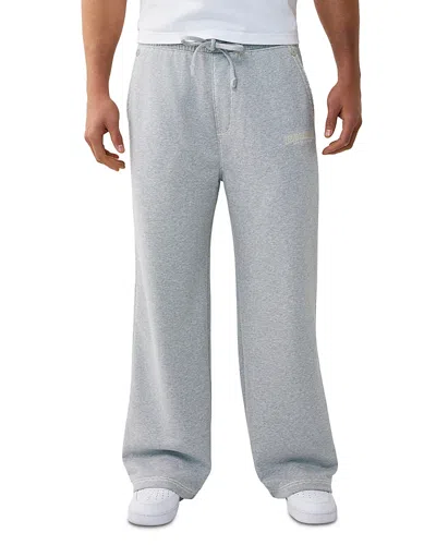 True Religion Super Baggy Drawstring Sweatpants In Gray