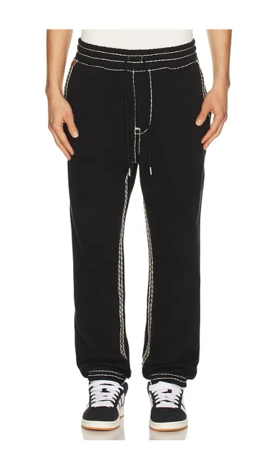 True Religion Super Qt Jogger In Black
