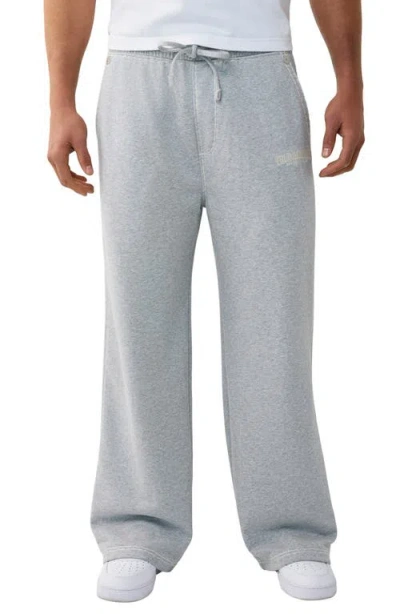 True Religion Super Baggy Drawstring Sweatpants In Gray