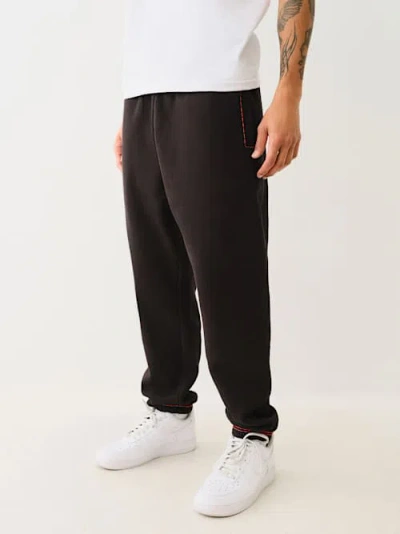 True Religion Super T Relaxed Jogger In Brown