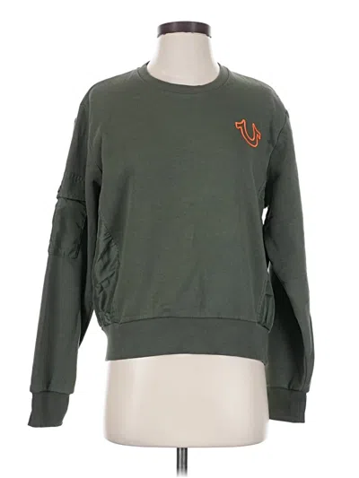 Pre-owned True Religion Sweatshirt In Green