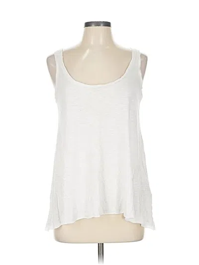 Pre-owned True Religion Tank Top Ivory Halter Neckline Tops In White