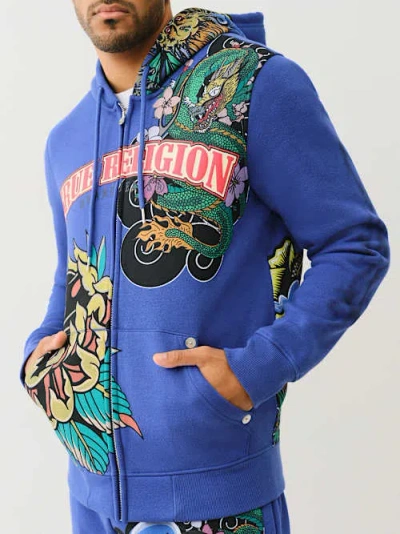 True Religion Tattoo Logo Zip Hoodie