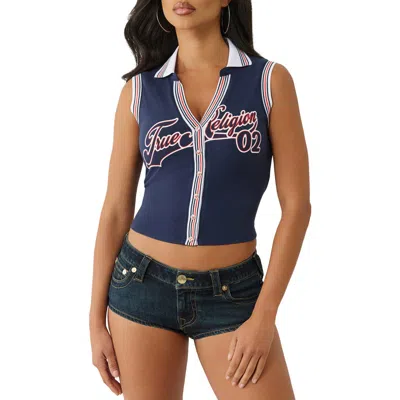 True Religion Terry Crop Polo