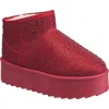 True Religion Women's Terry Rhinestone Boot In Red
