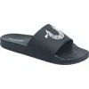 True Religion Ti Logo Slide In Black