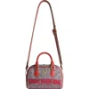 True Religion Tile Denim Mini Satchel Bag