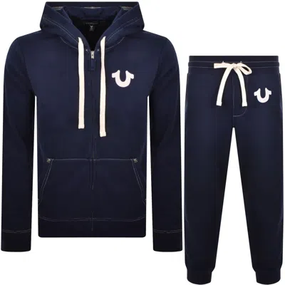 True Religion Tracksuit Navy In Blue