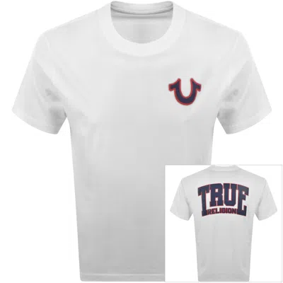 True Religion True College T Shirt White
