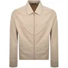 True Religion Twill Bomber Jacket Beige In Neutral