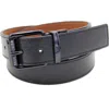 True Religion Twist Reversible Belt In Black/tan