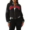 True Religion Varsity Chenille Bomber Jacket In Multi