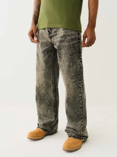 True Religion Vinny Super T Flap Ultra Baggy Jean In Green