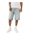 True Religion Vinny Super T Flap Ultra Baggy Short In Blue