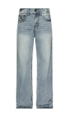 True Religion Vinny Ultra Baggy Super T Flap Jeans In Blue