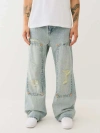 True Religion Vinny Workwear Super T Ultra Baggy Jean In Blue