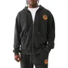 True Religion Tiger Vintage Zipper Hoodie In Black