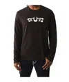 True Religion Warped Tour Long Sleeve Tee In Black