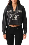 TRUE RELIGION TRUE RELIGION WASHED CROP HOODIE