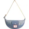 True Religion Washed Denim Hobo Bag