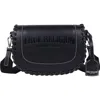 True Religion Whipstitched Saddle Bag In Black