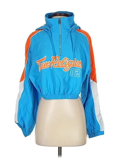 True Religion Windbreaker Jacket In Blue