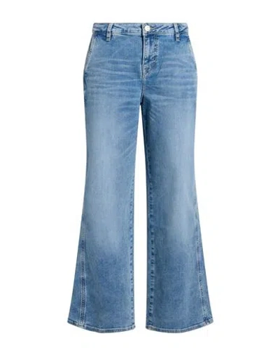 True Religion Woman Jeans Blue Size 24 Cotton, Polyester, Elastane