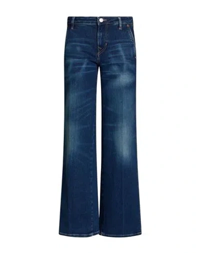 True Religion Woman Jeans Blue Size 24 Cotton, Polyester, Lyocell, Elastane