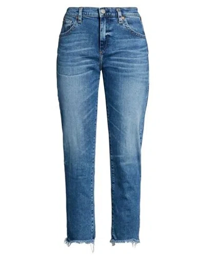 True Religion Woman Jeans Blue Size 29 Cotton, Elastane