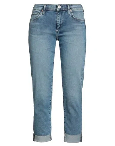 True Religion Woman Jeans Blue Size 29 Cotton, Polyester, Elastane