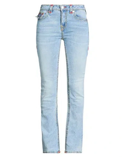 True Religion Woman Jeans Blue Size 29 Cotton, Polyester, Rayon, Elastane