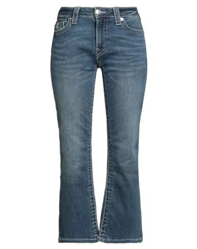 True Religion Woman Jeans Blue Size 31 Cotton, Polyester, Lycra