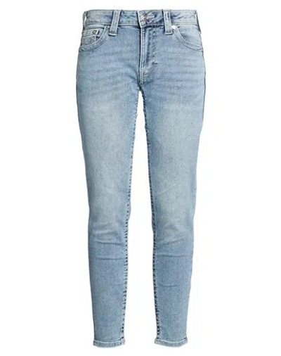 True Religion Woman Jeans Blue Size 32 Cotton, Polyester, Elastane