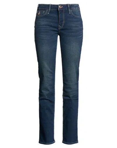 True Religion Woman Jeans Blue Size 32 Cotton, Polyester, Lyocell, Elastane