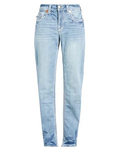 True Religion Woman Jeans Blue Size 32 Cotton, Polyester, Rayon, Elastane