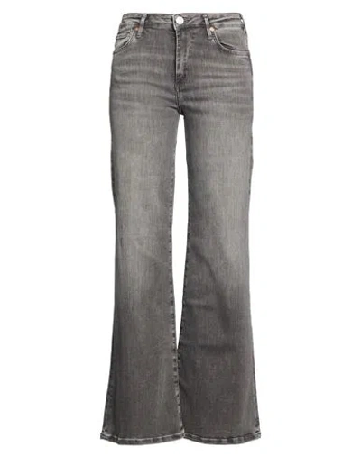 True Religion Woman Jeans Charcoal Size 31 Cotton, Lyocell, Polyester, Elastane In Gray