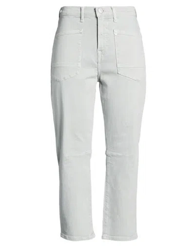 True Religion Woman Jeans Light Grey Size 28 Cotton, Elastane In Gray