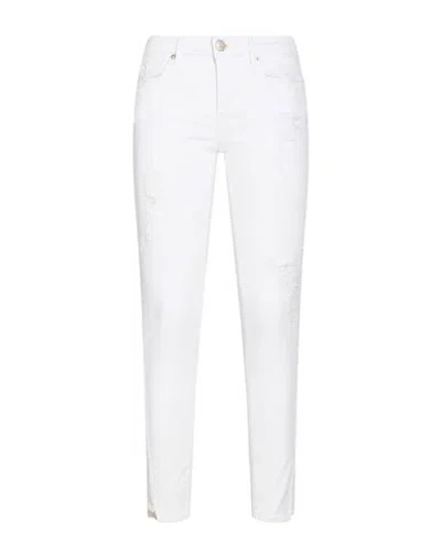 True Religion Woman Jeans Off White Size 30 Cotton, Viscose, Polyester, Elastane