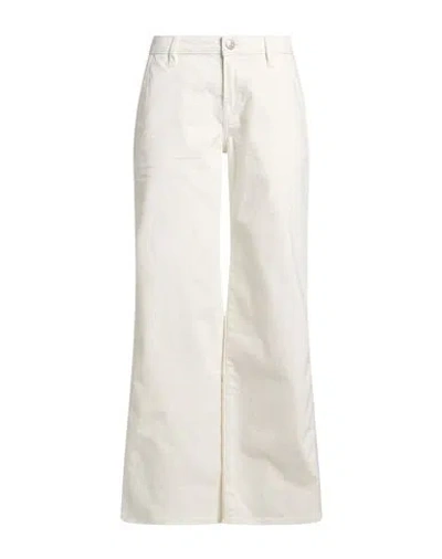 True Religion Woman Jeans White Size 25 Cotton, Elastane