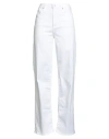 True Religion Woman Jeans White Size 27 Cotton, Lyocell, Polyester, Elastane In White