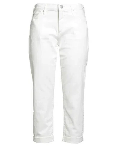 True Religion Woman Jeans White Size 30 Cotton, Elastane