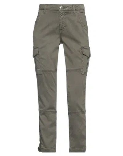 True Religion Woman Pants Military Green Size 24 Lyocell, Cotton, Elastane In Gray