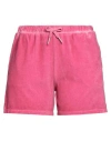 True Religion Woman Shorts & Bermuda Shorts Fuchsia Size M Cotton, Polyester In Pink