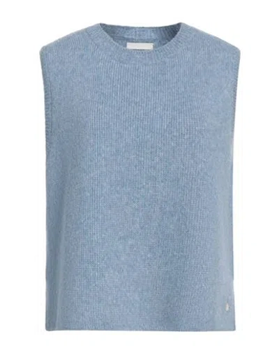 True Religion Woman Sweater Azure Size M Wool, Polyamide In Blue